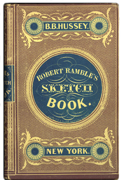 From the Kenneth G. Leach Collection. Written by John Frost and published by B.B. Hussey in New York in 1836. The boards of this pristine volume are printed in shades of blue, brown, and yellow